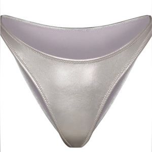 SKIMS BIKINI BOTTOM METALLIC